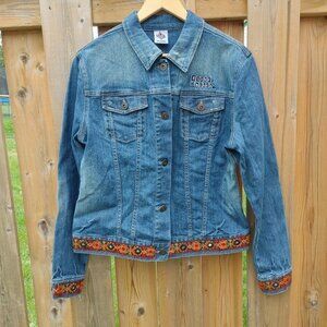 RARE House of Blues Denim Jacket Boho XL